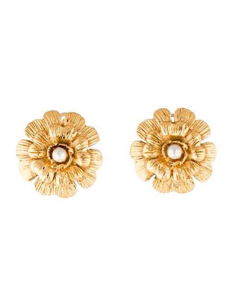 chanel camellia ring for sale|chanel camellia flower earrings.